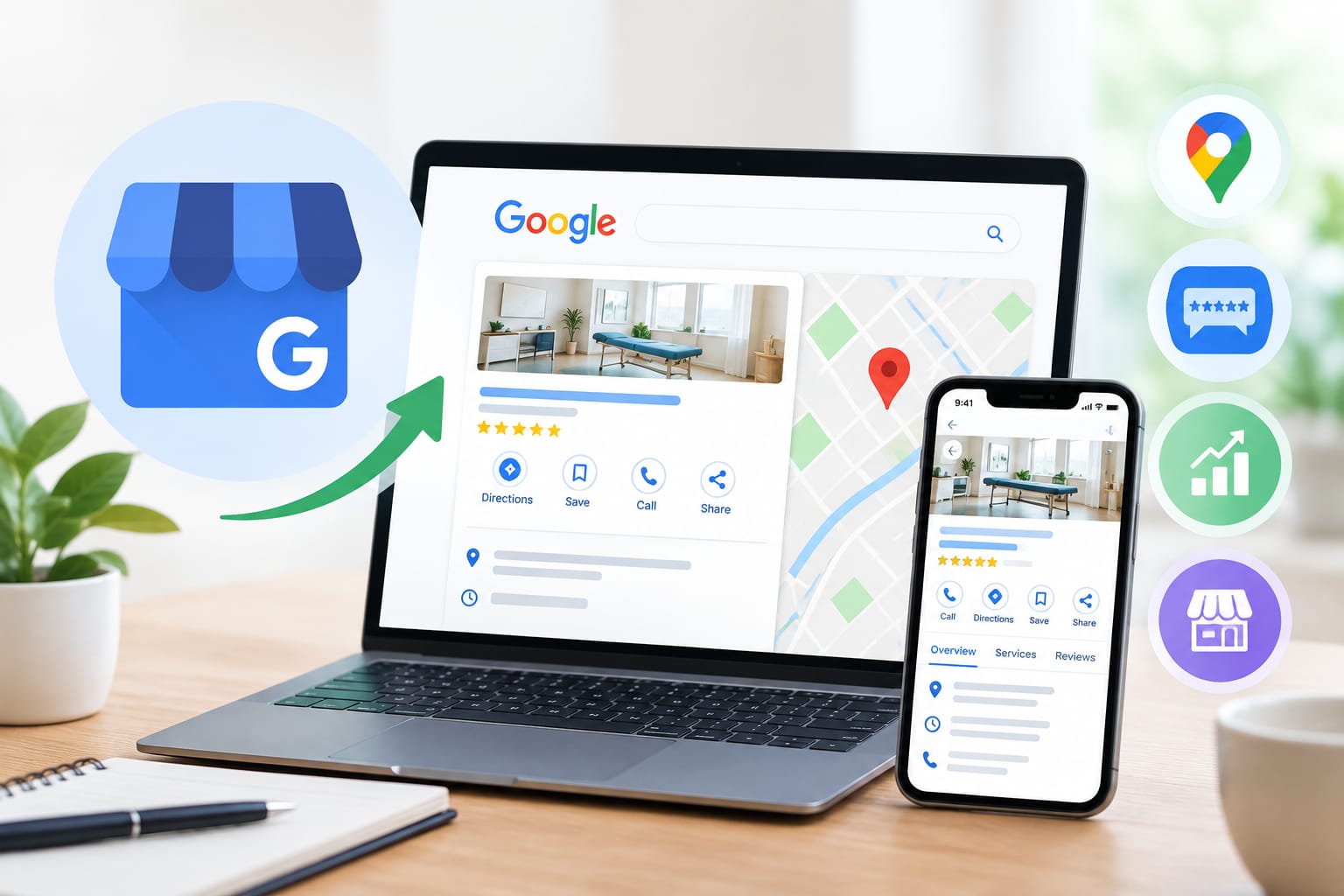 Google Business Profile optimization for local SEO and Google Maps visibility